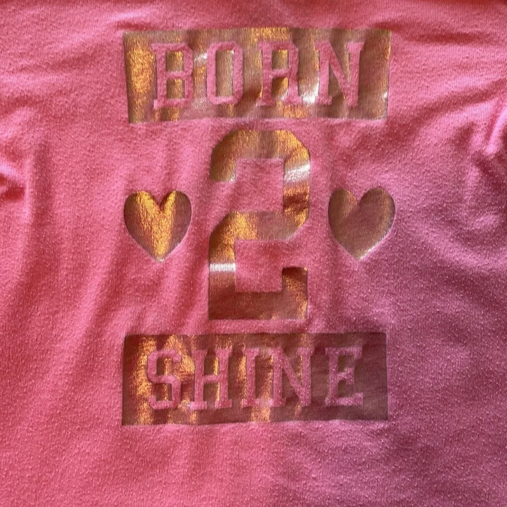 The Children’s Place  ‘Born to Shine’ Pink long sleeve shirt